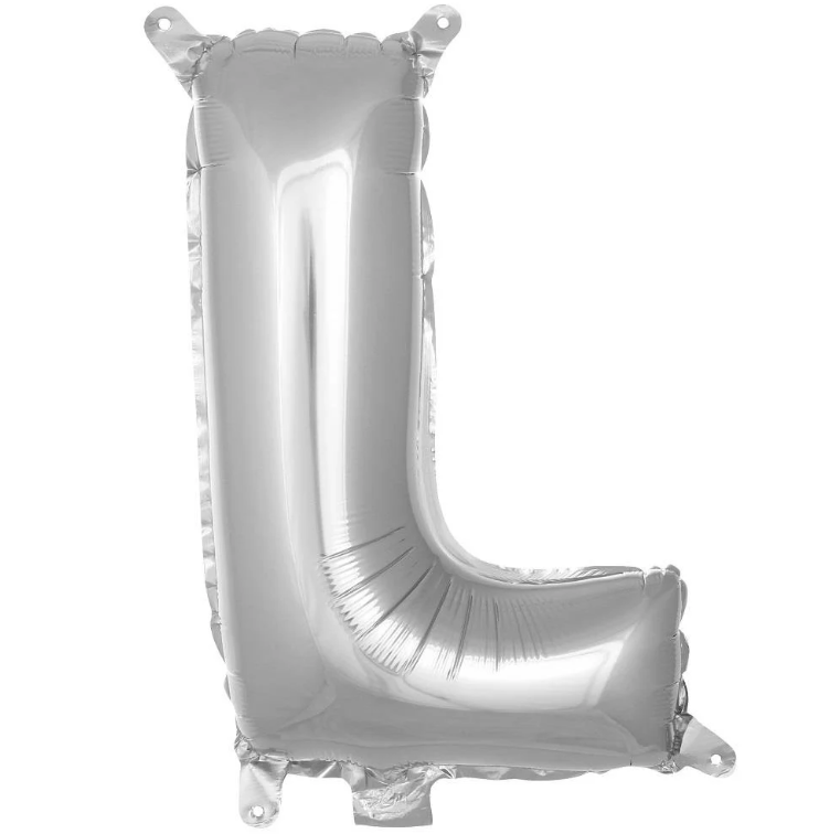 Folyo Balon Gümüş L 16 İnç 36 Cm